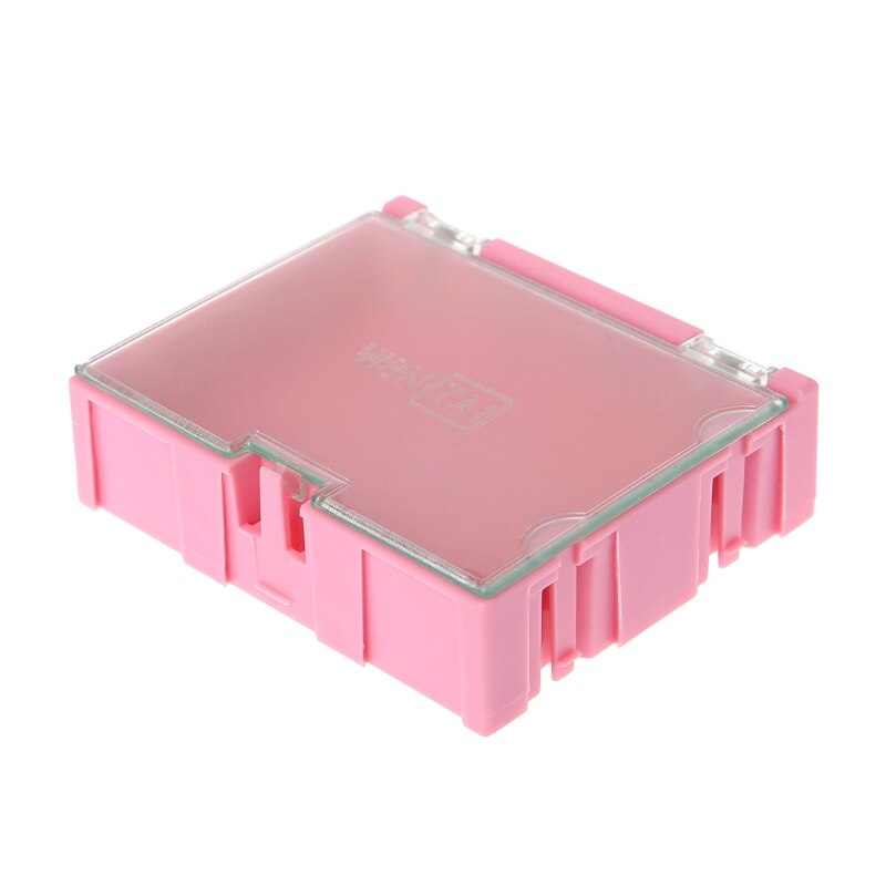 Mini SMD SMT caja electrónica IC componentes electrónicos Cajas de almacenamiento 75x63x21mm