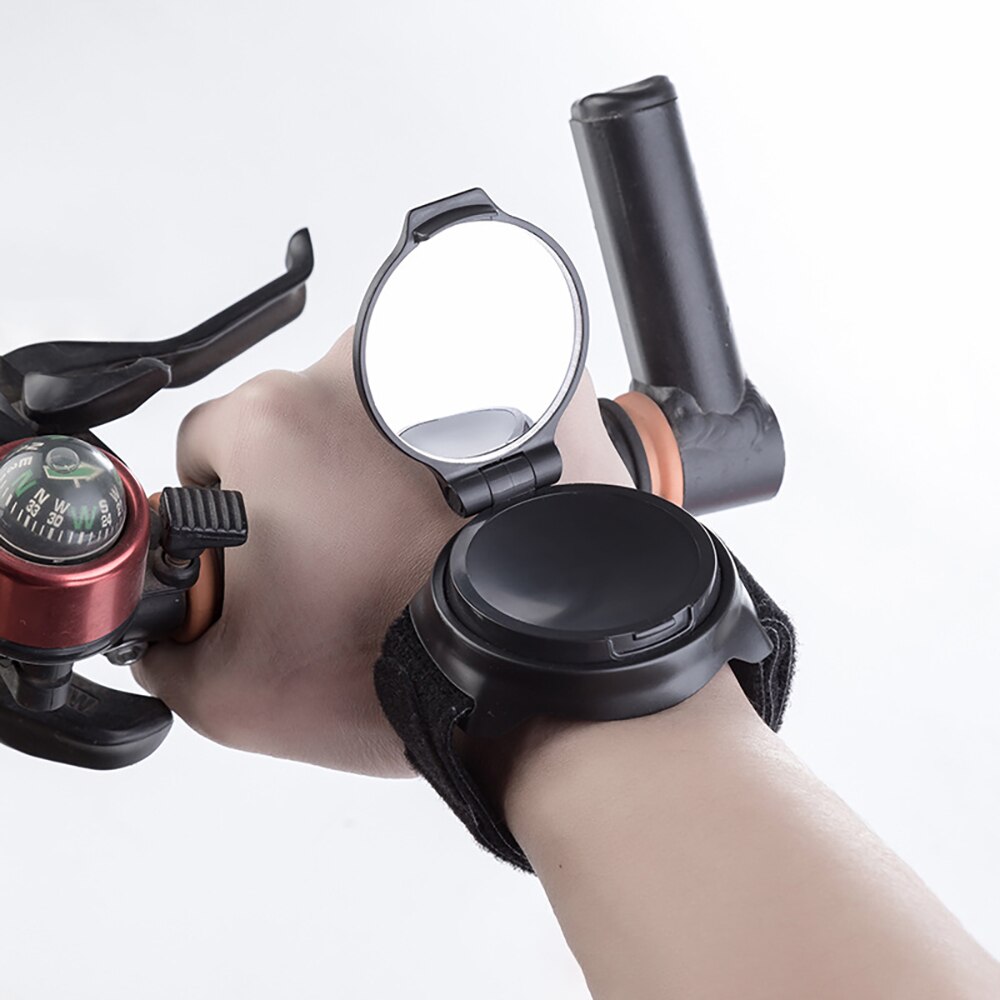 Cycling Wrist Mirror Rear View Rearview Safety Bike Arm Back Mirror Bicycle Rear Reflector Wrist Mirror