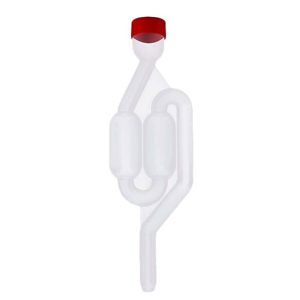 Airlock Air Water Wine Fermentation Homebrew Sealed Exhaust Airlock Valve Plastic Tool Winemaking Bubble Grommet Beer Brewing