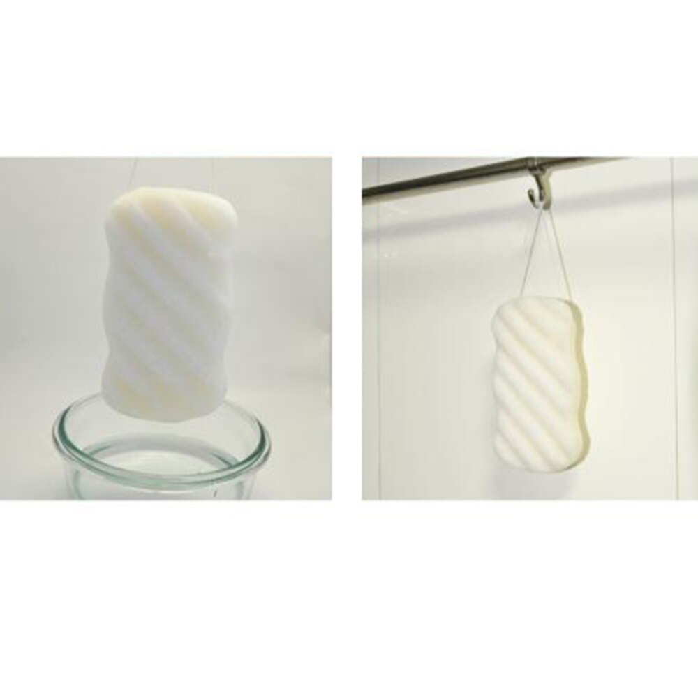 Wave Shape Konjac Spons Lichaam En Facial Spons Exfoliator Reiniging Spong Voor Vrouwen En Mannen (Beige)