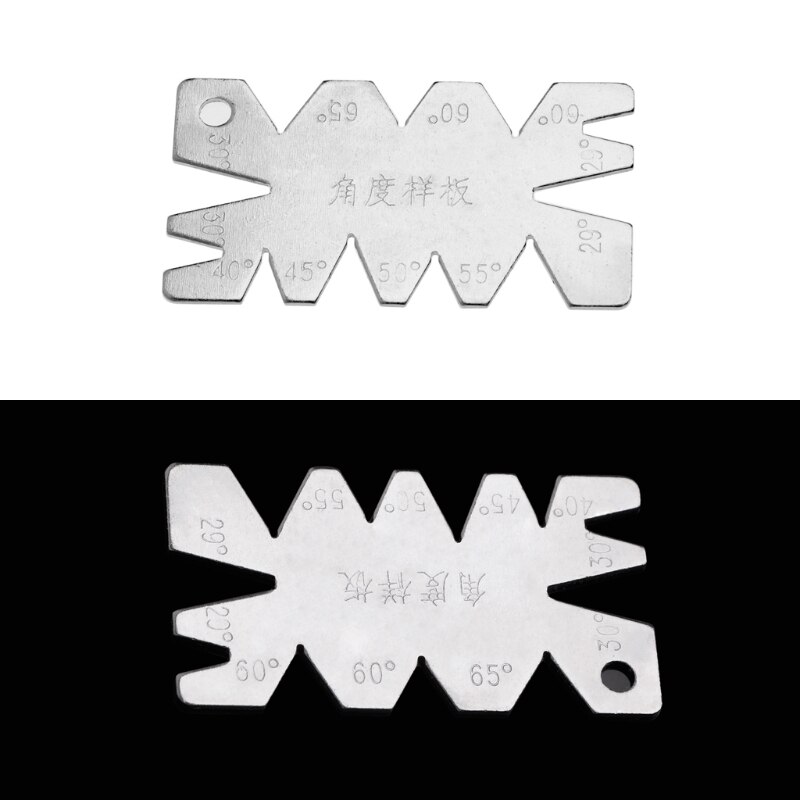 Screw Thread Cutting Angle Gage Gauge Measuring Model Tool Stainless Steel Support
