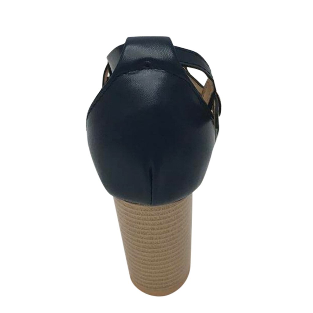 Roma Style Italy Hollow Toe Sexy High Heel Sandals Women Strpy Brown Shoes Summer Leisure Lady Princess Single Shoes