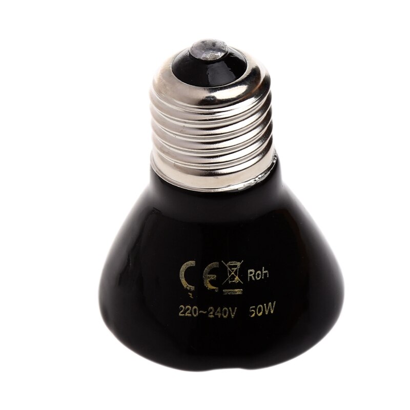 220v små mini keramiske emittervarmerlampe pærer langt ir varmekammer: 50 w