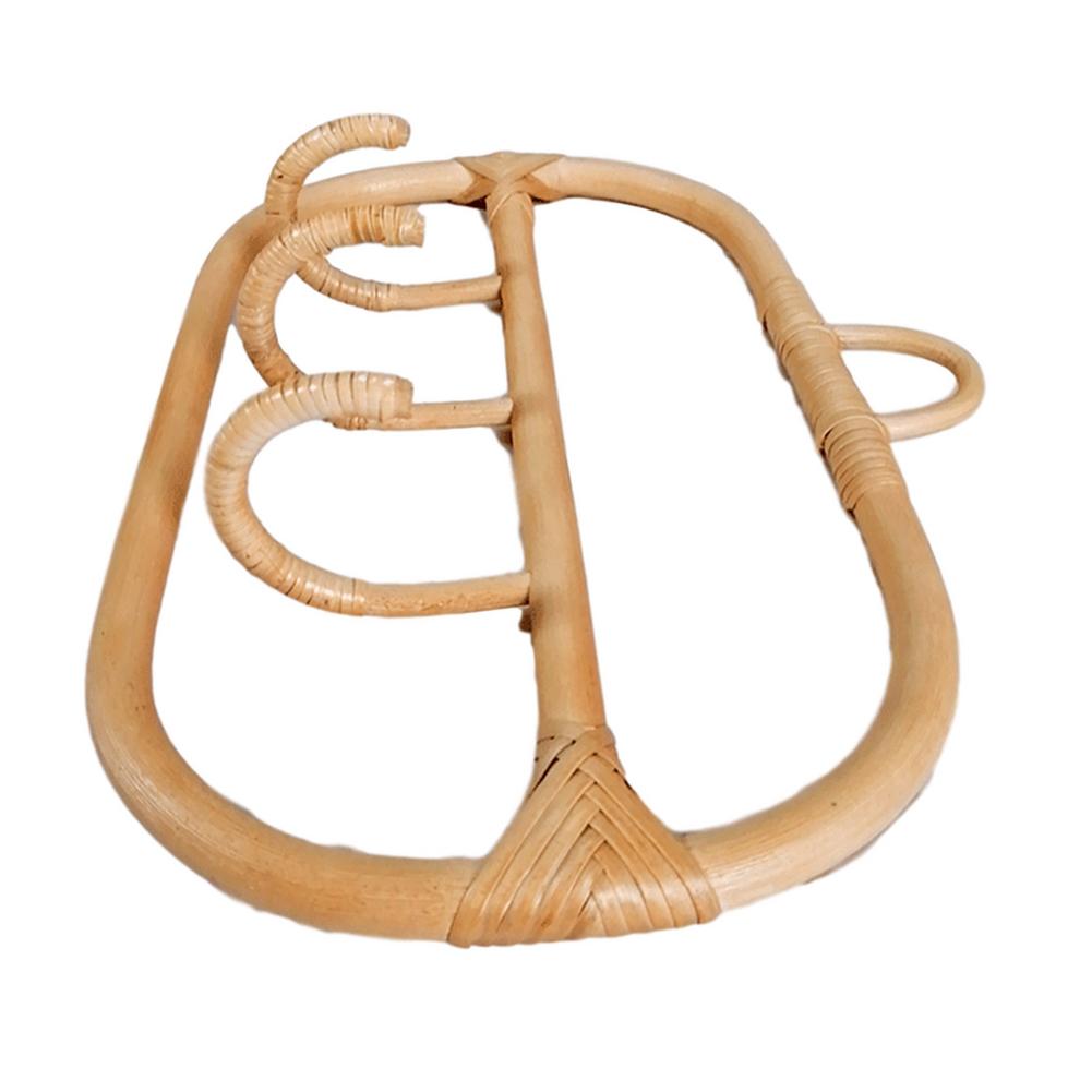 Rattan KleiderbüGel Kleidung Für Erwachsene freundlicher Bekleidung Organizer Gestell Kleidung Hütte Hängen Haken Rattan KleiderbüGel freundlicher Zimmer Dekor Aufhänger