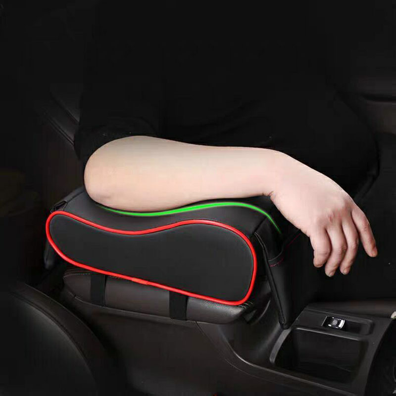 Universal Car Armrest PU Leather Pad Auto Armrests Car Center Console Arm Rest Seat Box Pad Vehicle Protective Car Styling