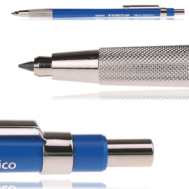 Staedtler Mars 780 lápiz mecánico 2,0mm de espesor de dibujo prensa automática lápices boceto de ingeniero Manga 780BK