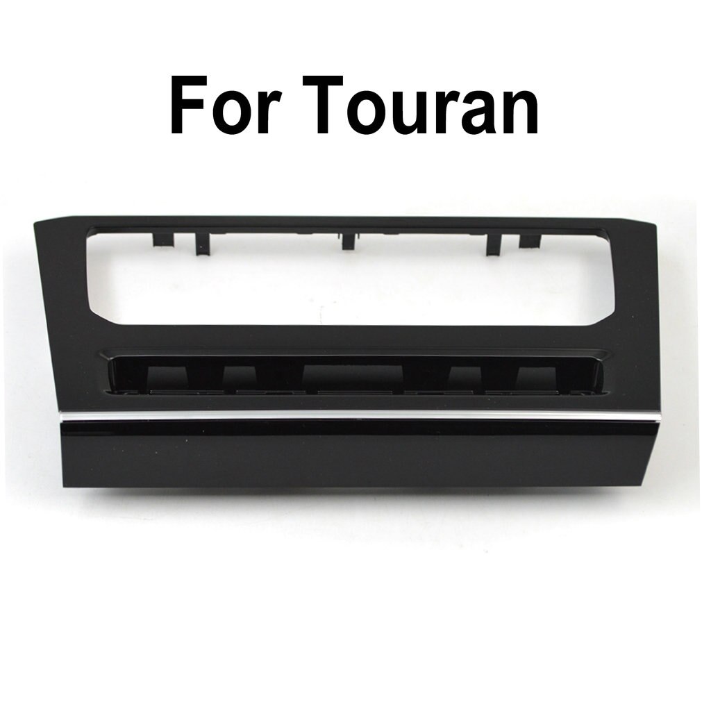Pantalla táctil LCD con marco decorativo, Panel de aire acondicionado para VW Passat, Tiguan, Golf, Atlas, t-roc, Jetta, Octavia, MK3, Kodiaq, Superb: Negro