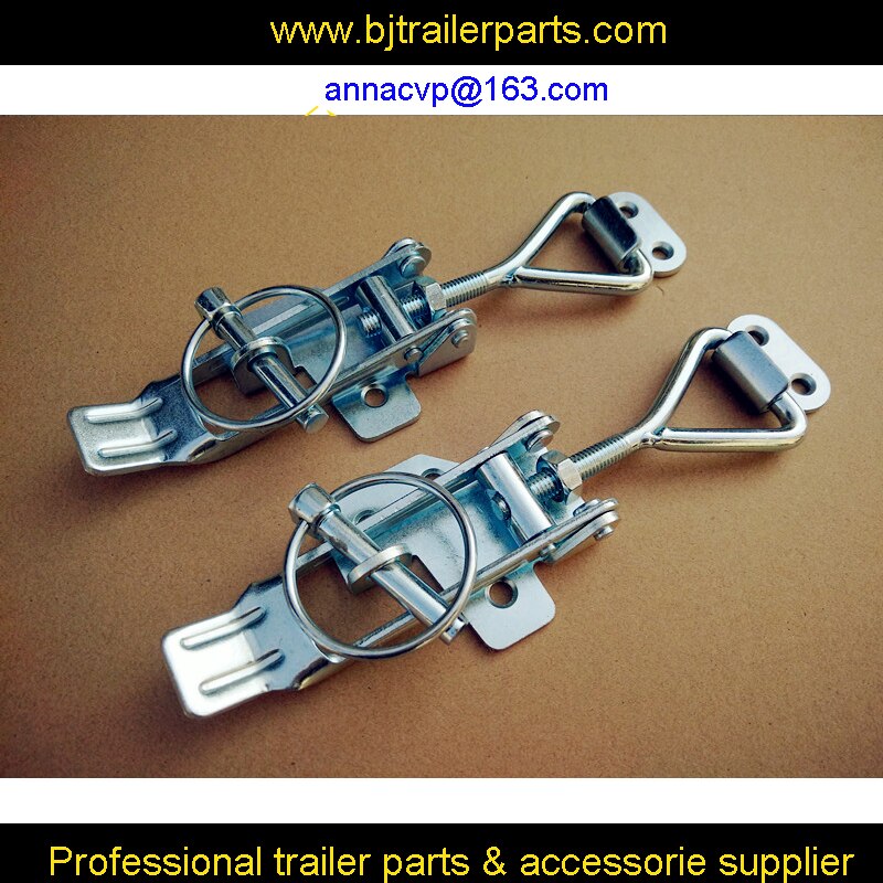 CVP 2PCS TRAILER LATCH TOGGLE FASTENER OVERCENTER LATCH WITH LYNCH PIN OVER CENTER ZINC PLATE TRAILER TRUCK UTE , trailer parts,