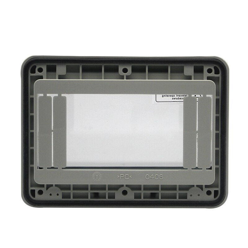 Electrical waterproof monitor window for distribution box electric switch button window cover