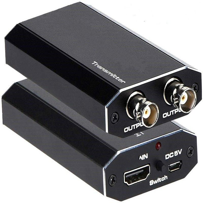 ANPWOO HDMI-compatible To Analog AHD TVI SDI Coaxial Camera Signal Converter 1080PDVR Camera CCTV Security System