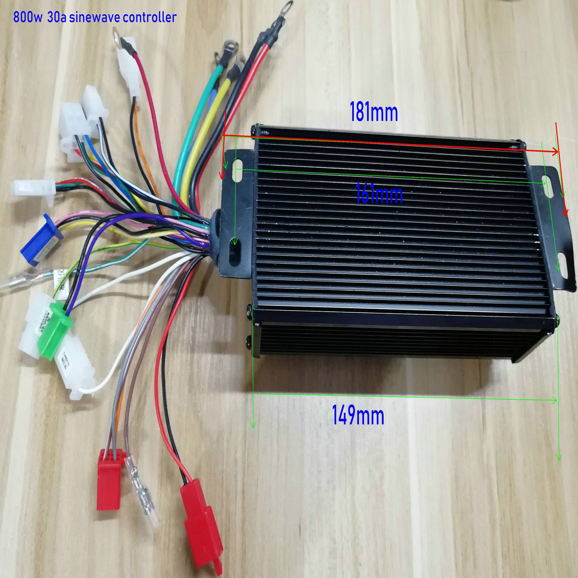 Controlador de onda sinusoidal de 36v48v60v64v30A, señal de velocidad YXT, accesorio para bicicleta eléctrica, triciclo, MTB, Scooter, monopatín, piezas Diy