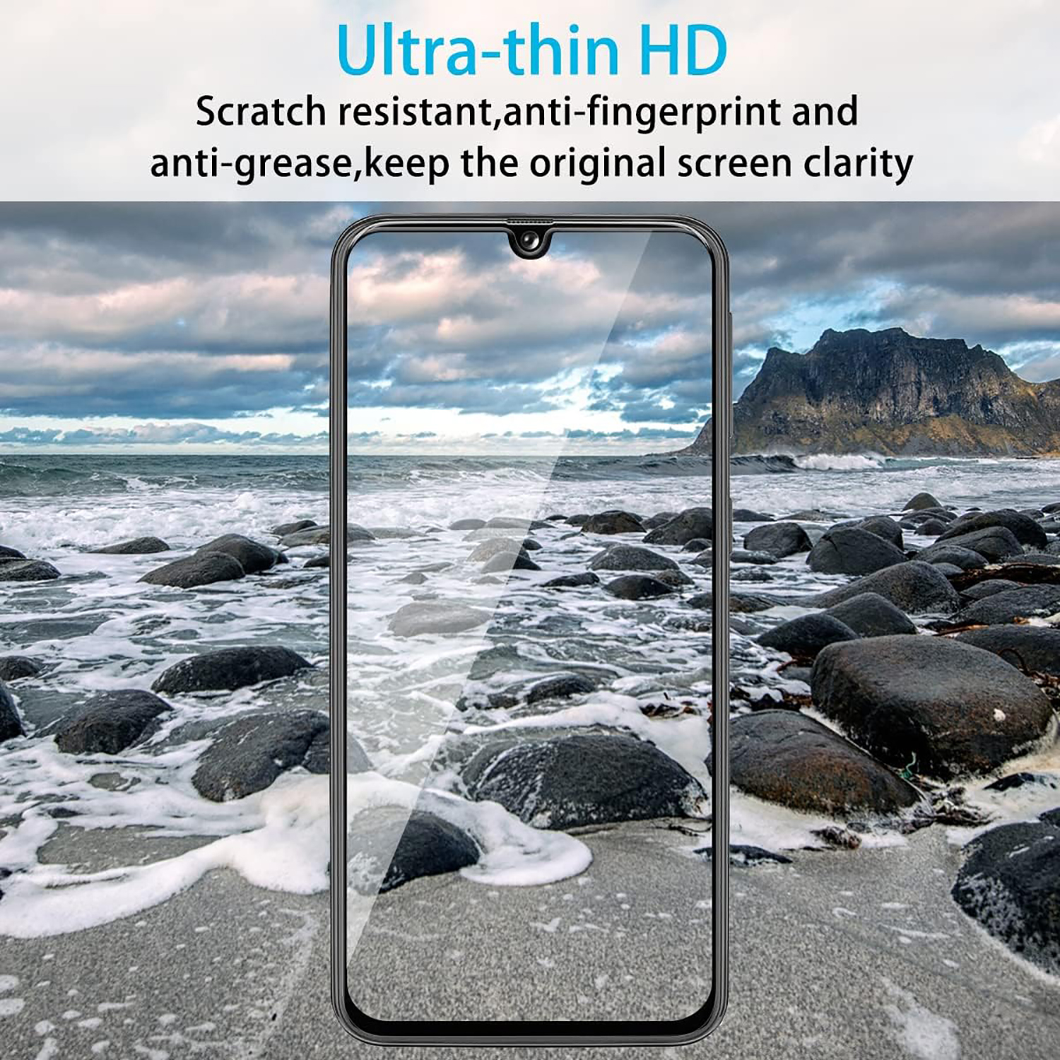 Voor Samsung Galaxy A40 A40s gehard glas screenprotector glas