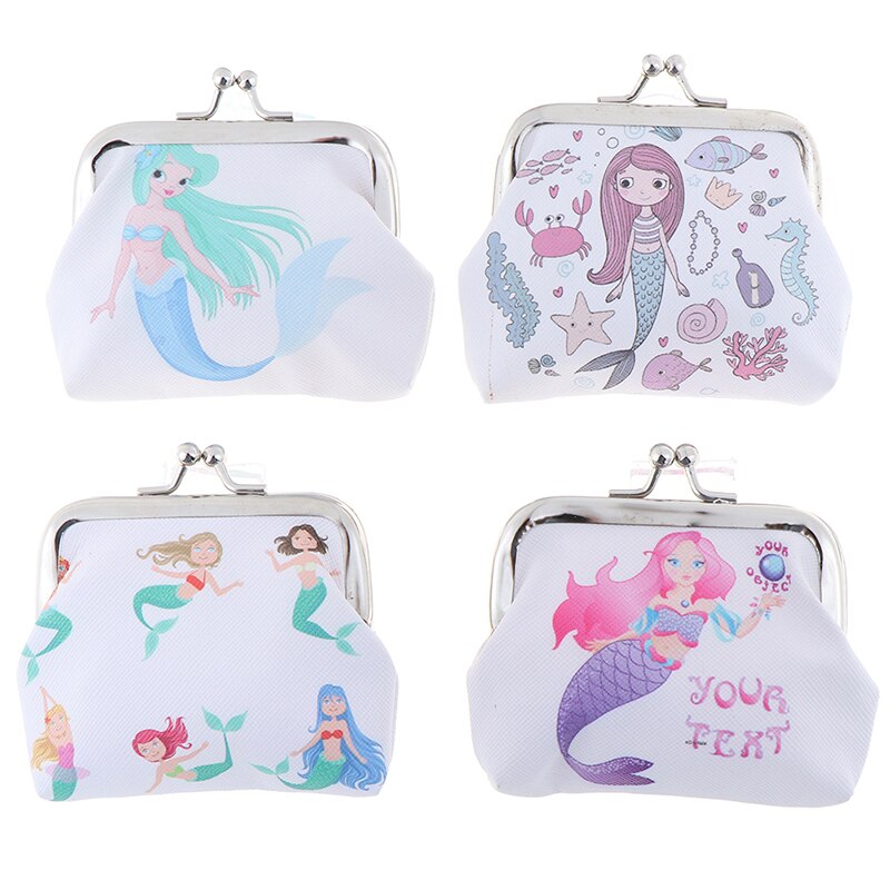 1PC Mermaid Coin Purse Mermaid Party Baby Shower Birthday Decorations Kids