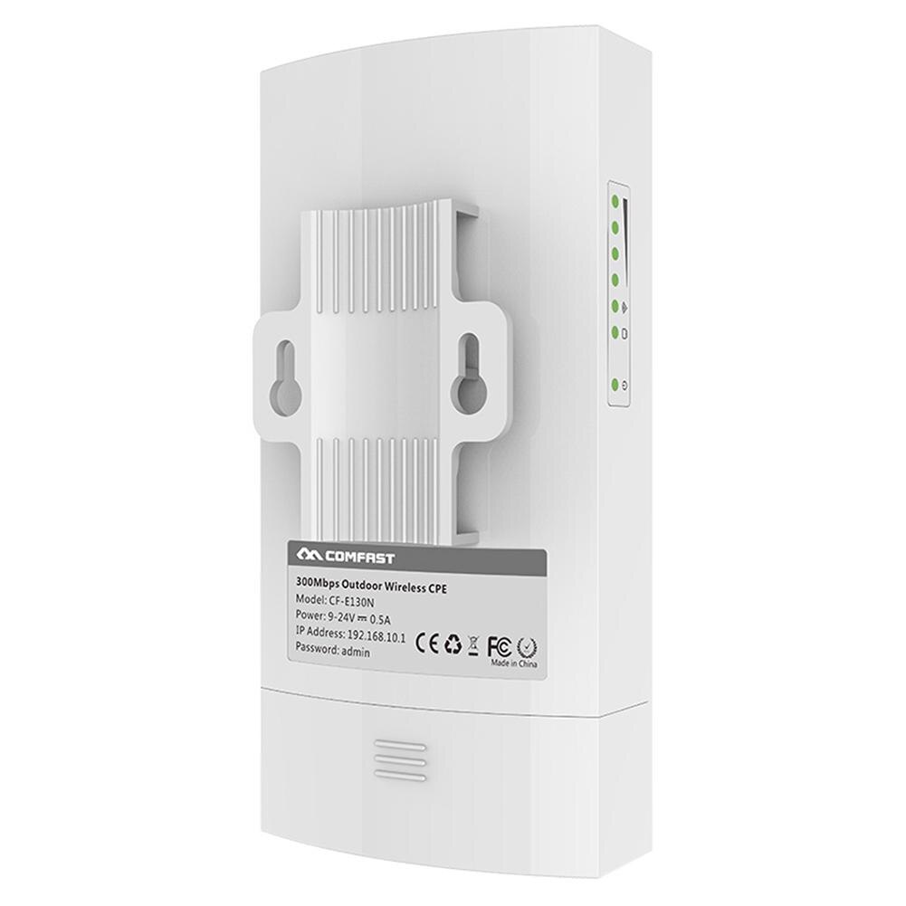 Comfast cf -e130n 1km 2.4g draadloze buitenbrug 5 dbi-antenne 300 mbps 2.4 ghz wifi ap-brug 5 dbi wifi-antennerepeater