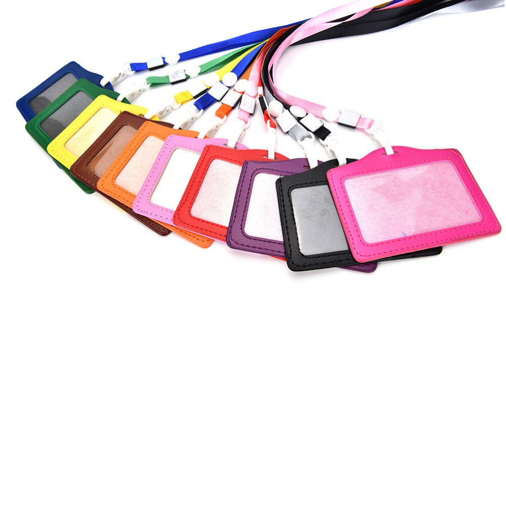ID Naam Kaarthouder Id-kaart Lanyard Bank Credit Card Cover Waterdichte Identiteit Badge Holder Neck Strap