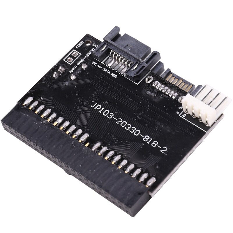 2 In 1 Ide Naar Sata/Sata Naar Ide Adapter Converter & Schroef Terminal Connector Kabel RJ45 Male Naar 8 Pin Verlengkabel
