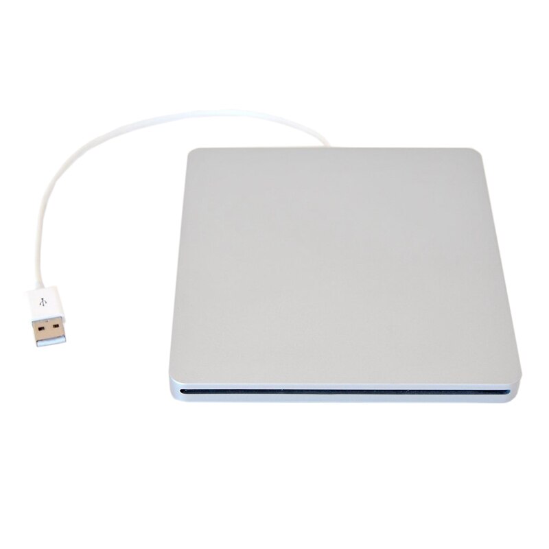 External USB DVD Case for Pro SATA Hard Disk Drive DVD Super Multi slot has aluminum look Silver