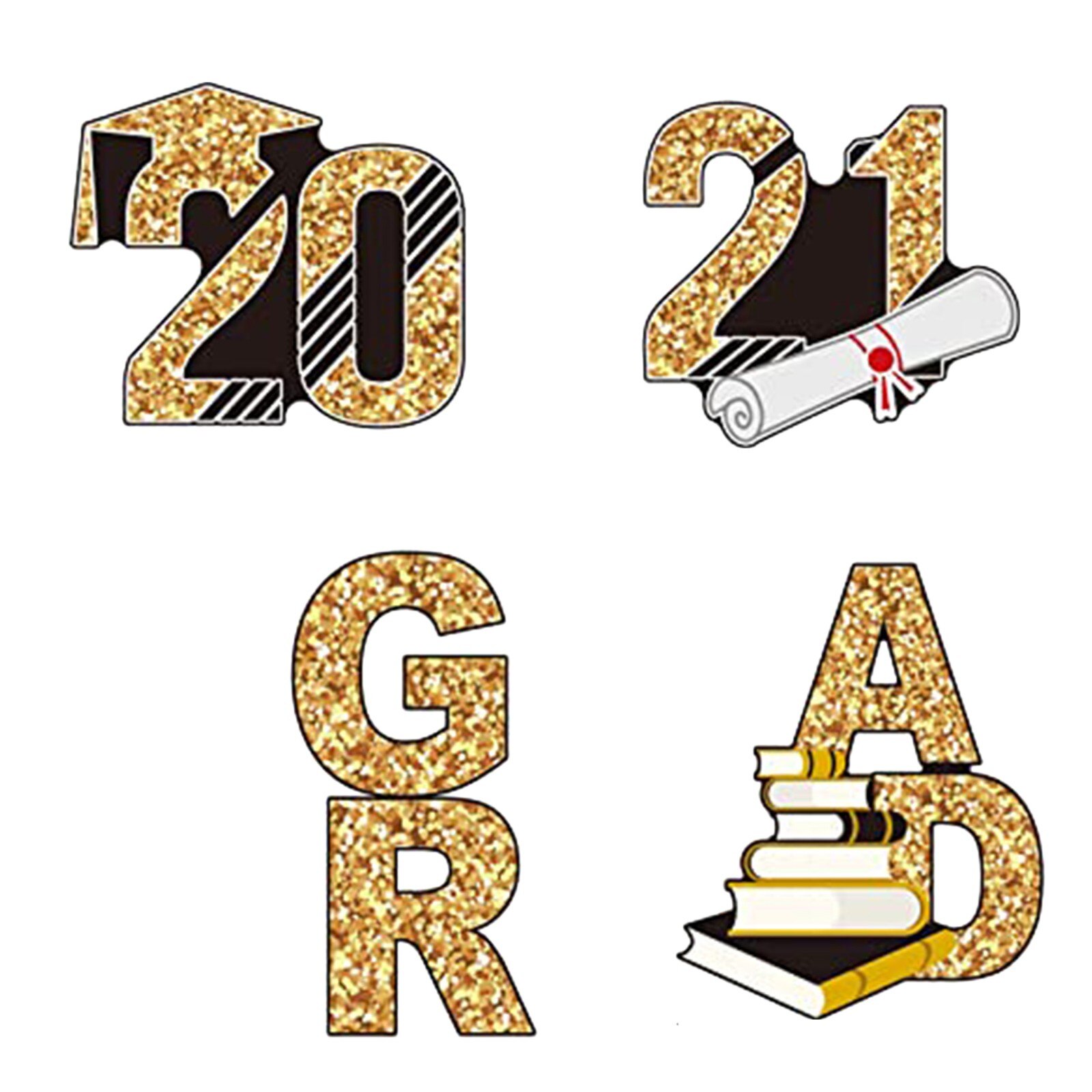 Graduation Grade Garden Sign Decorations Outdoor Lawn Yard Sign with Stakes DIY Graduation Party Decoration Accessories #Y