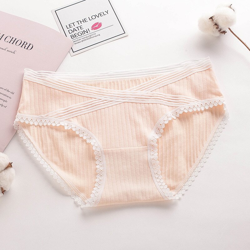 Schwangerschaft Unterhose damen Unterhose Weiche Baumwolle Höschen Einfarbig Schriftsätze Mutterschaft Kleidung Standard Größe M-XXL Korsett: C / M