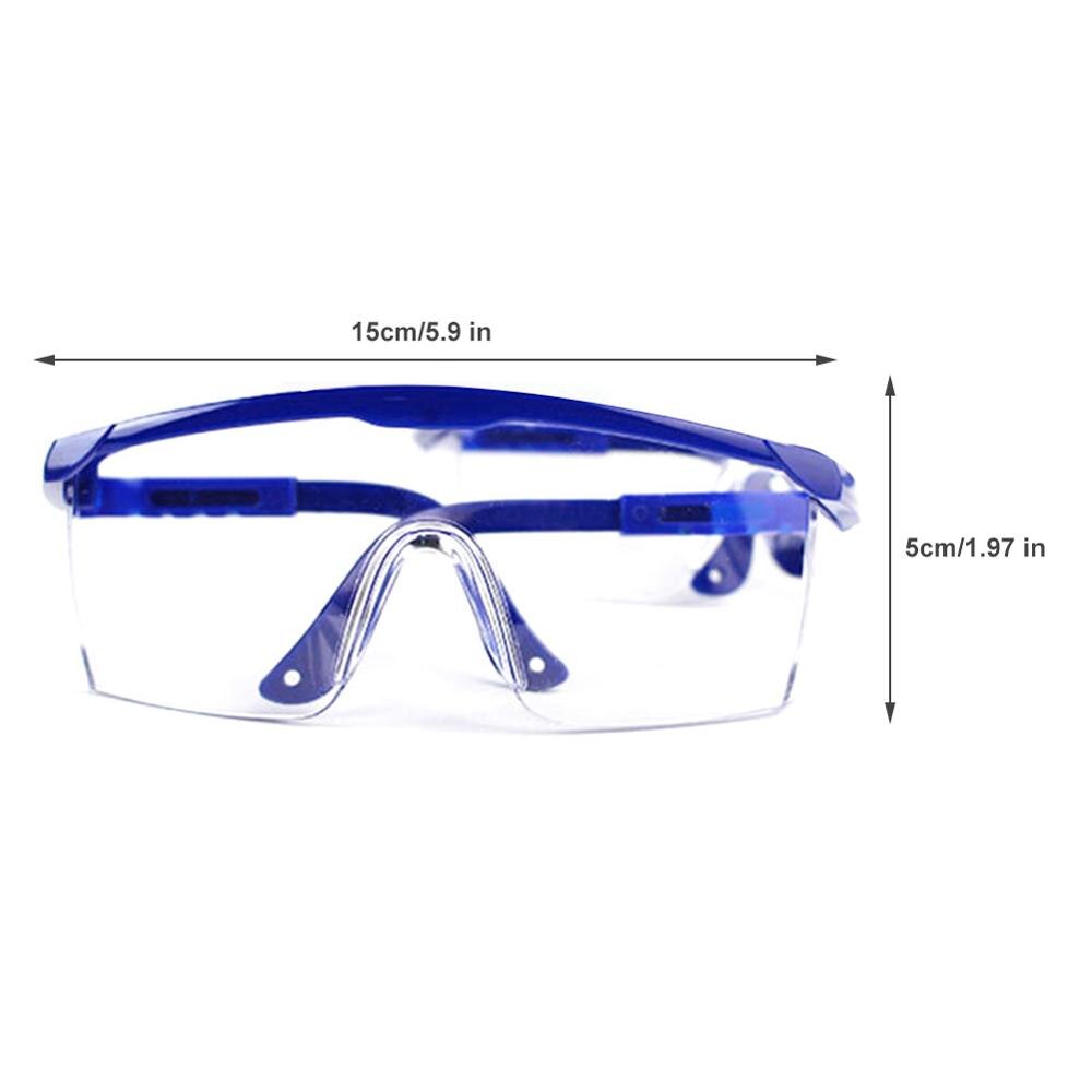 1PCS Safety Glasses Transparent Dust-Proof Glasses Working Glasses Lab Prevent-virus Splash Protective Anti-wind Glasses Goggles