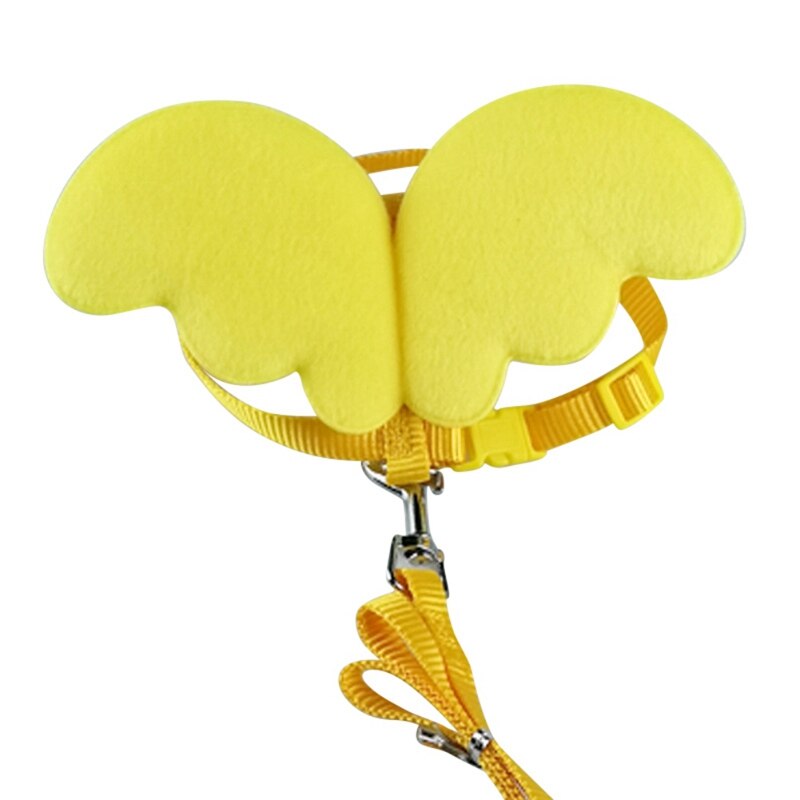 Angel Huisdier Hondenriemen En Halsbanden Set Puppy Leads Voor Kleine Honden Katten Wing Verstelbare Harnas Hond Huisdier accessoires: y / XS