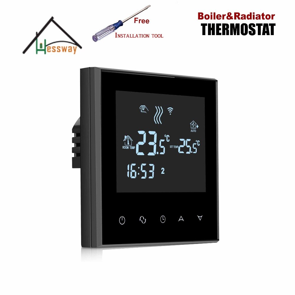 EU programmable thermostat thermostatic radiator valve for Linkage Controller Passive contact