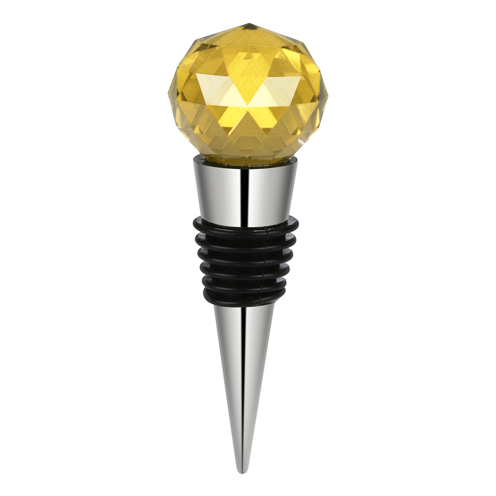 Diamond Crystal Stainless Steel Champagne Stopper Sparkling Wine Bottle Plug Seal Wine Bottle Stopper Kitchen Bar Tools 30mm: E
