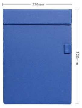 learning stationery A4 Clipboard Leather Writing Pad Clip Clip Signboard Office Plywood Stationery Writing Board: NO3