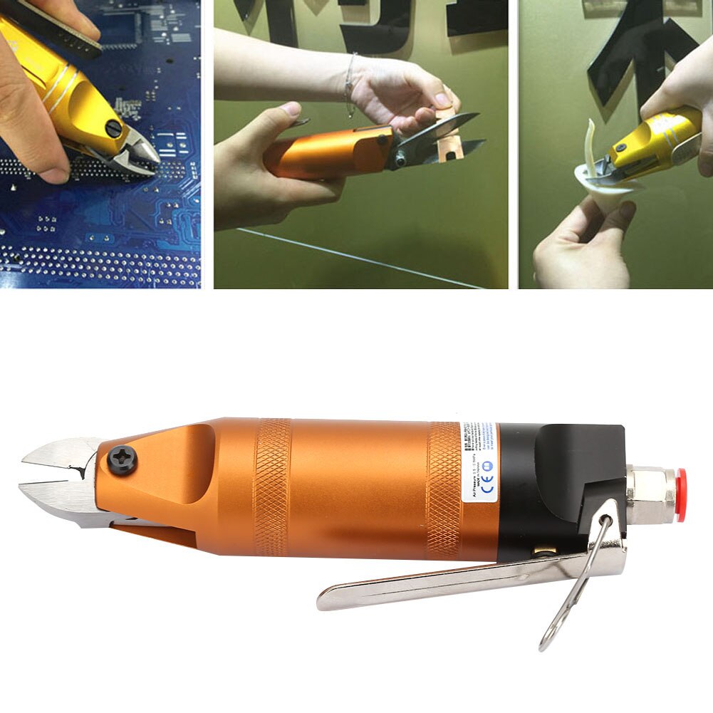 Industrial Pneumatic Air Scissors Shear 1.0-1.6mm Metal Wire Air Cutting Tool Clamping pliers HS10-S4S