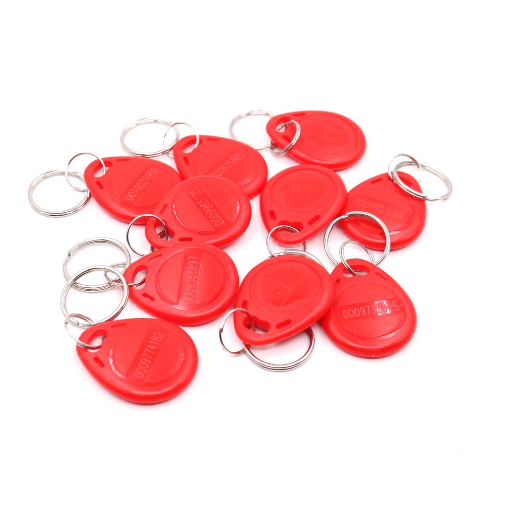 10 Uds RFID 125KHz EM ID 4100 llaveros etiqueta acceso con tarjeta de identificación de Control