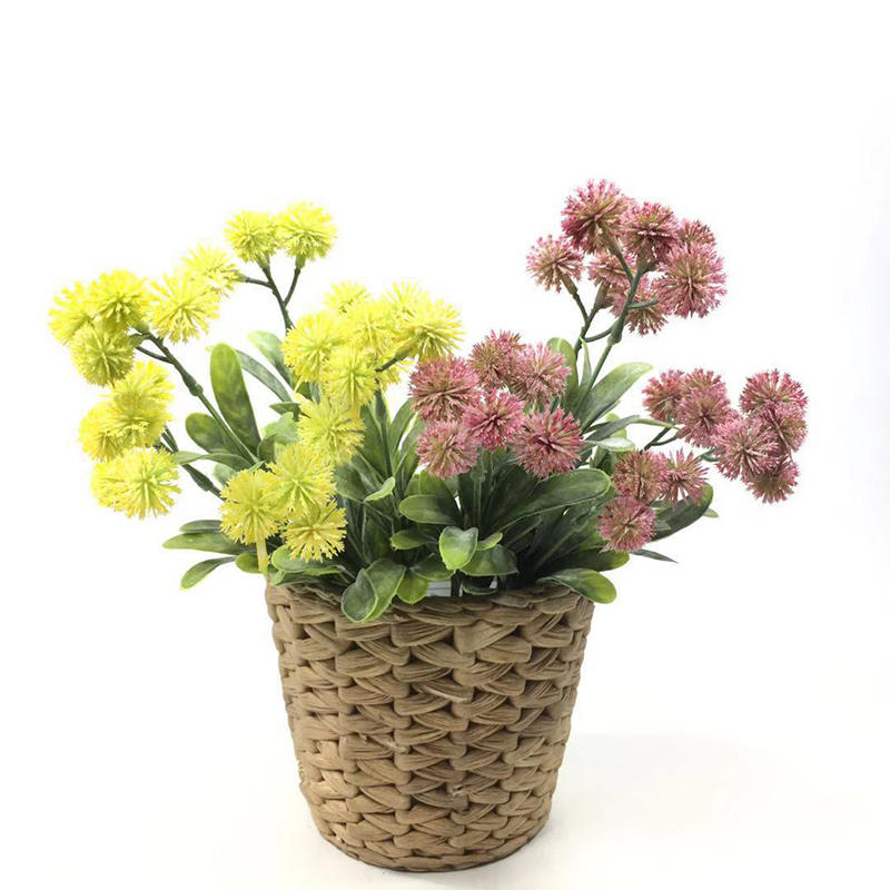 Persil artificiel fleur plante boule de fruits en plastique pissenlit fleur branche maison boutique mariage Table décor