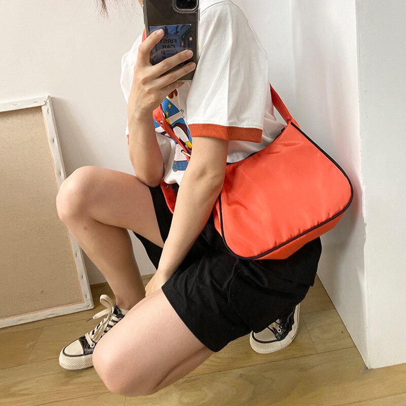 Dames Dagelijks Reizen Portablearmpit Tas Toevallige Polyester Vrouwen Hobos Kleine Onderarm Schoudertas Vrouwelijke Messenger Bags