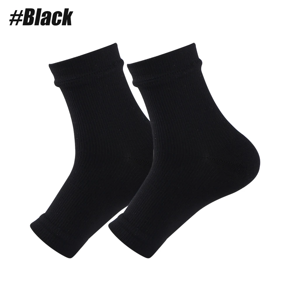 1 Paar Neuropathie Sokken Voor Mannen Vrouwen, Kalmeer Compressiesokken Voor Neuropathiepijn, Enkelbrace Plantaire Fasciitis Zwelling Verlichting: L/xl / Beige