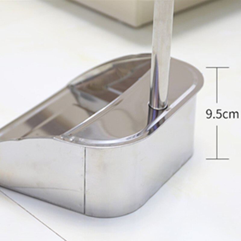Recogedor de escoba plegable, Herramientas de limpieza del hogar, de acero inoxidable, herramientas de limpieza del suelo, escoba de polvo con escurridor
