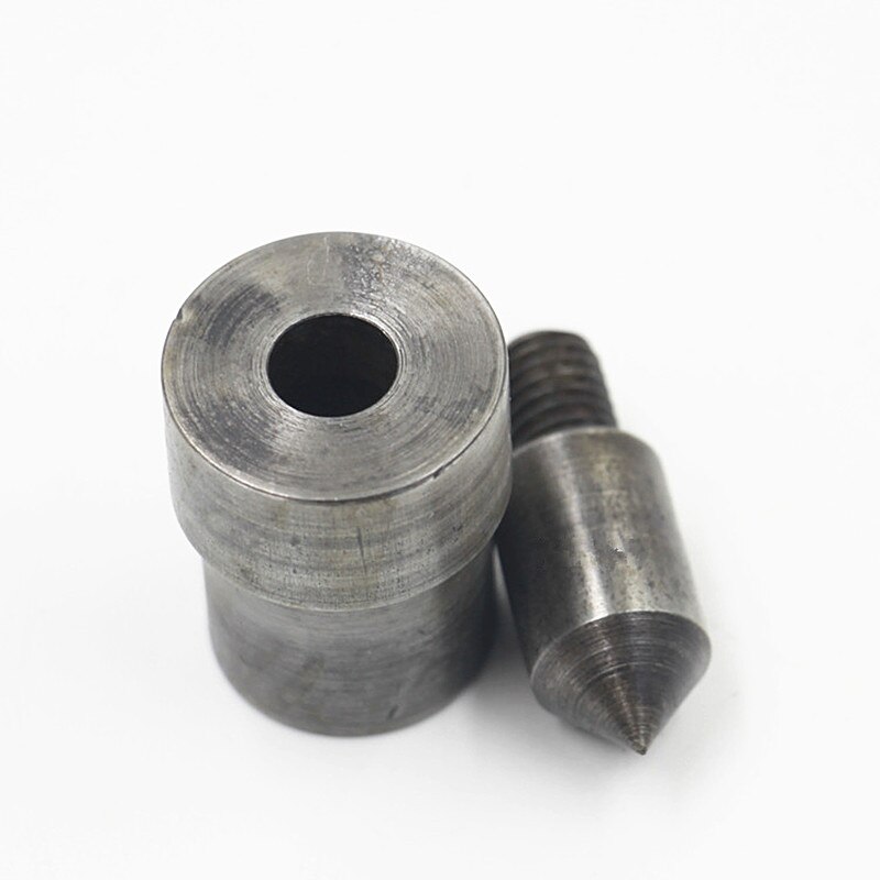 1pc Metal Snap Knoppen Klinknagels Jeans Knoppen Oogjes Sterven Persmachine voor Installeren Knoppen Ponsen Persmachine Mold + 1pc Handschoen: 10mm punching mold