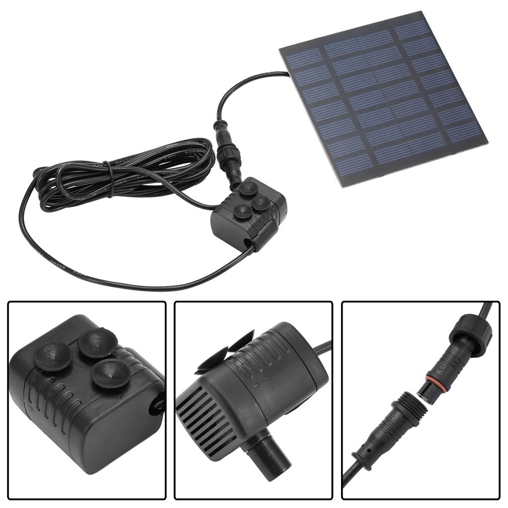 Solenergi vandpumpe have solplanter vanding udendørs vand springvand pool pumpe indretning