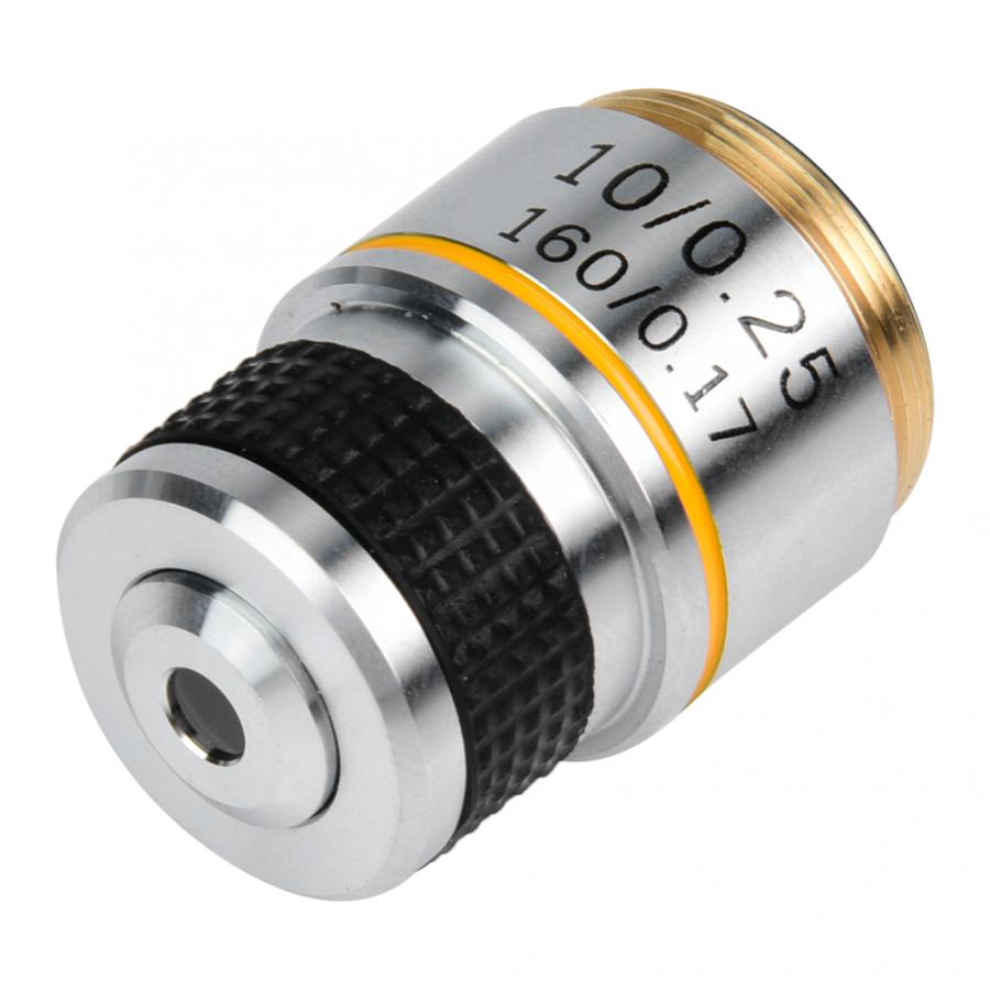 10X 185 Biological Microscope Achromatic Objectives Lens 160/0.17 Biological Microscope Microscope Parts