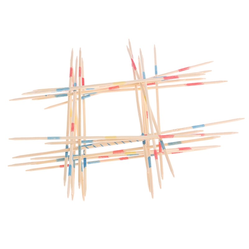 Mikado-juego tradicional de palos de madera, juego con caja de juguete, Spiel