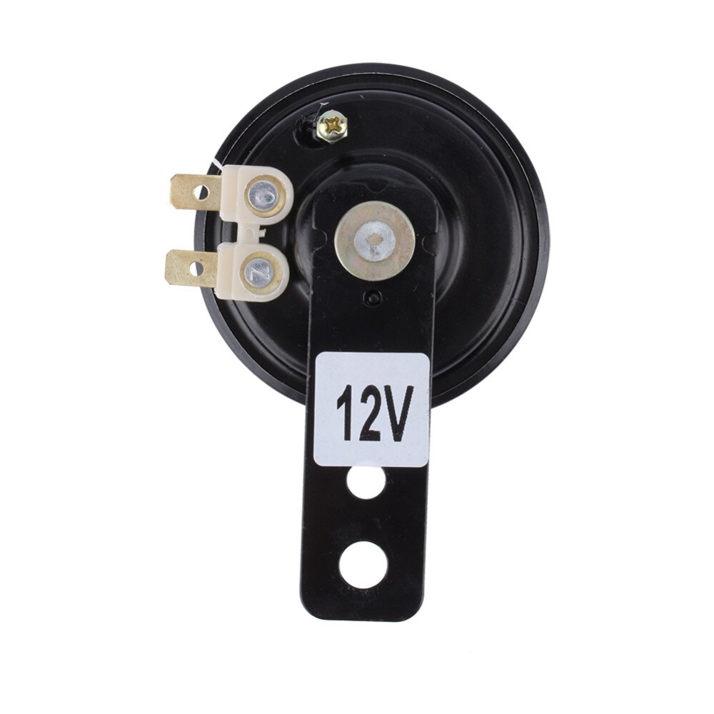 12v Motorcycle Horn Super Loud Motorcycle Horn 105dB Scooter Moped Dirt Bike ATV Motorcycle Air Horns 70mm A24 Black