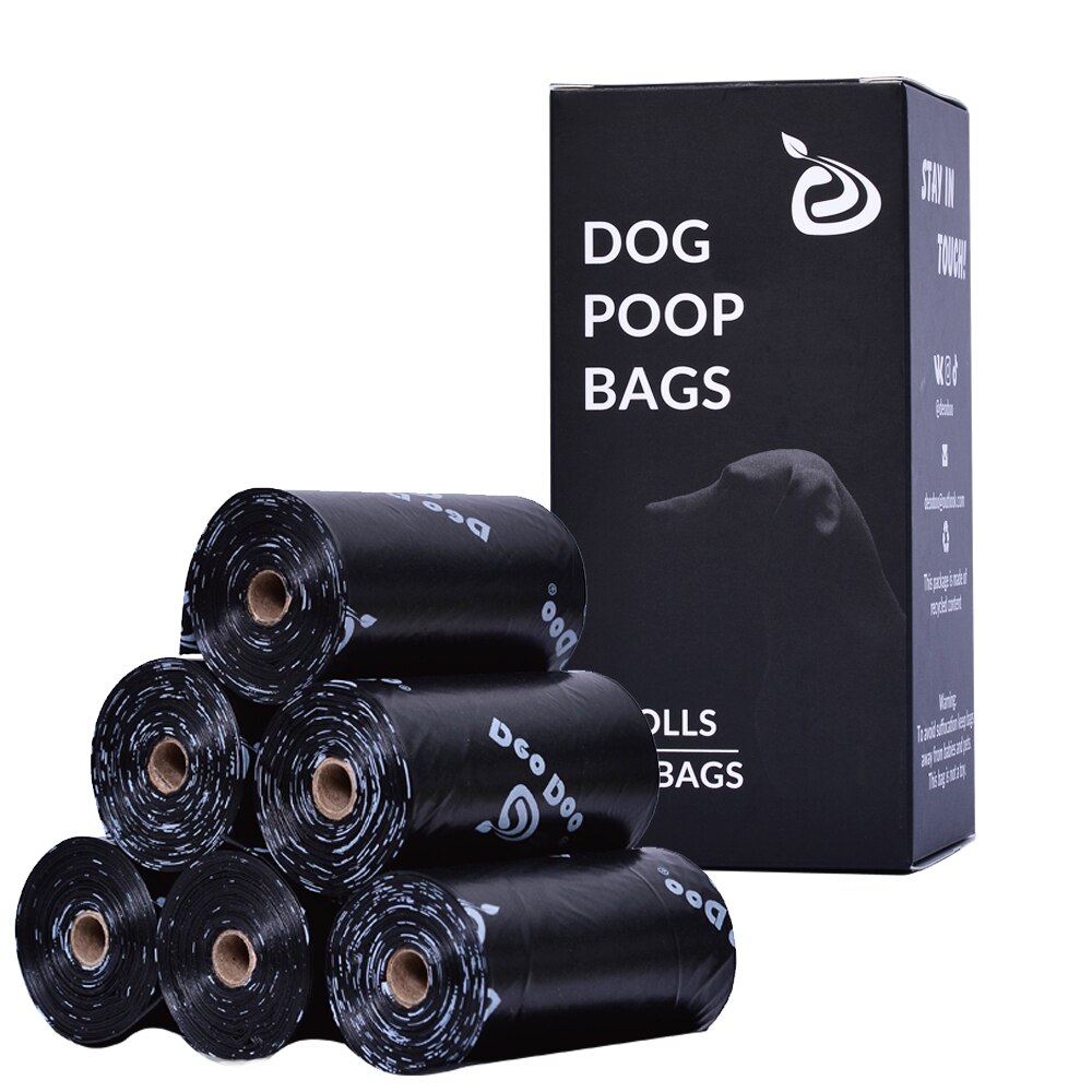 Deodoo biodegradable dog poop bags bulk Biobase Sakura scented pet bag degradable cat waste bags