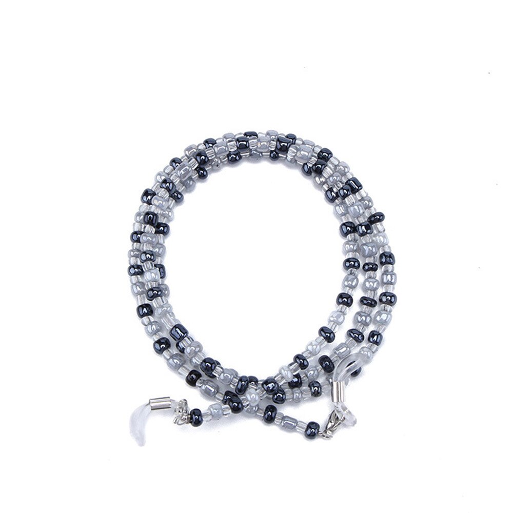 SEKINEW 1PC Women Anti-slip Reading Glasses Sunglasses Chain Cord Rope Holder Eyewear Spectacle Strap Retainer: Black