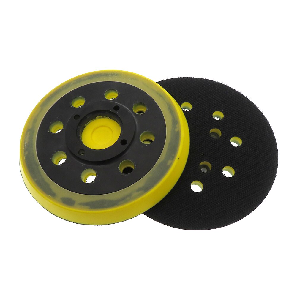 5 Inch Sanding Pad Hook &amp; Loop 8 Hole Backing Plate 125mm For DeWalt RYOBI RSE 1250 Random Orbital Sander Grinder Abrasive Tools: 2 Piece