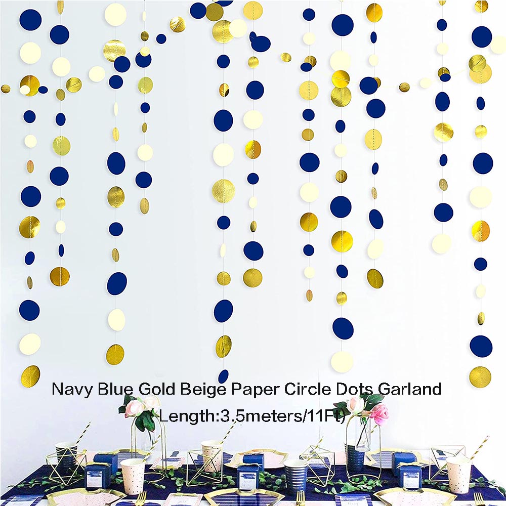 Globos de látex de color azul real, dorado y Beige, decoraciones colgantes para de cumpleaños de niño, bandera de papel, pompón, flor, corazón, guirnaldas con borlas: Caqui oscuro