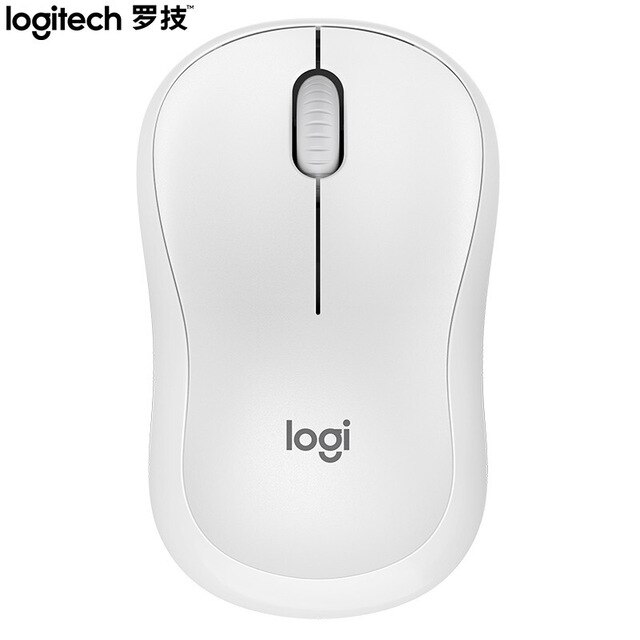 Logitech M221 Maus Wireless Nette Stille Maus Mit 2,4 GHz Optische Ergonomische PC Gaming Maus für Mac OS/Fenster 10/8/7: Angel White-nobox