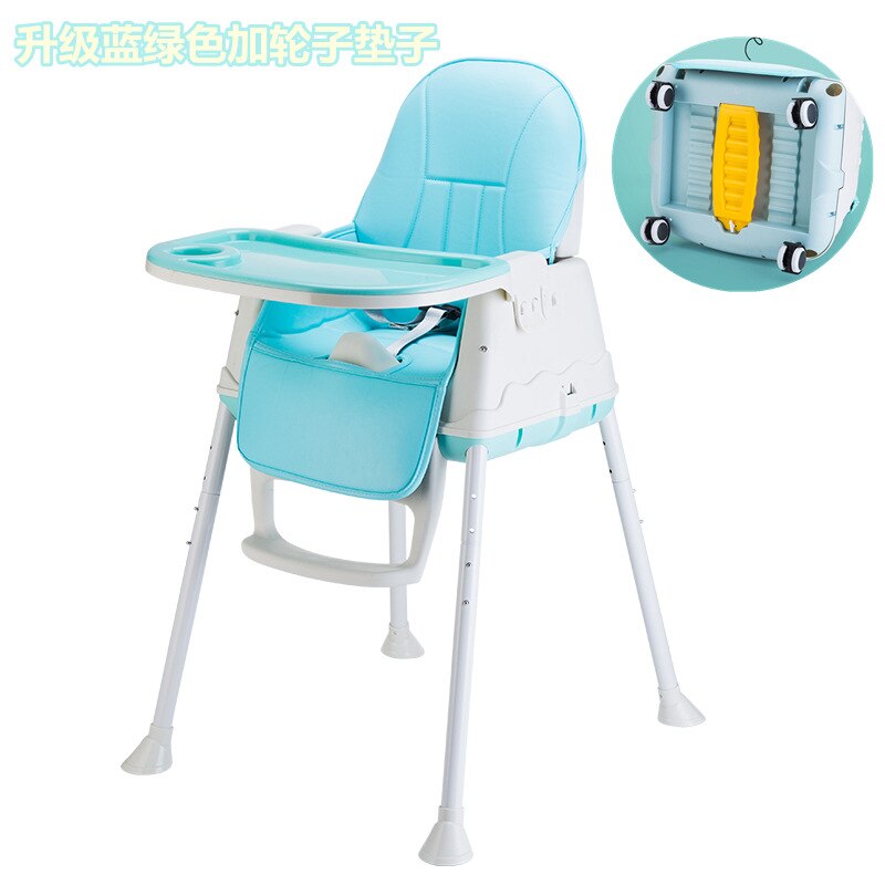 Grote Baby Eetkamerstoel Kinderen Eetkamerstoel Multifunctionele Opvouwbare Draagbare Baby Stoel Eten Eettafel stoel zetel: x4