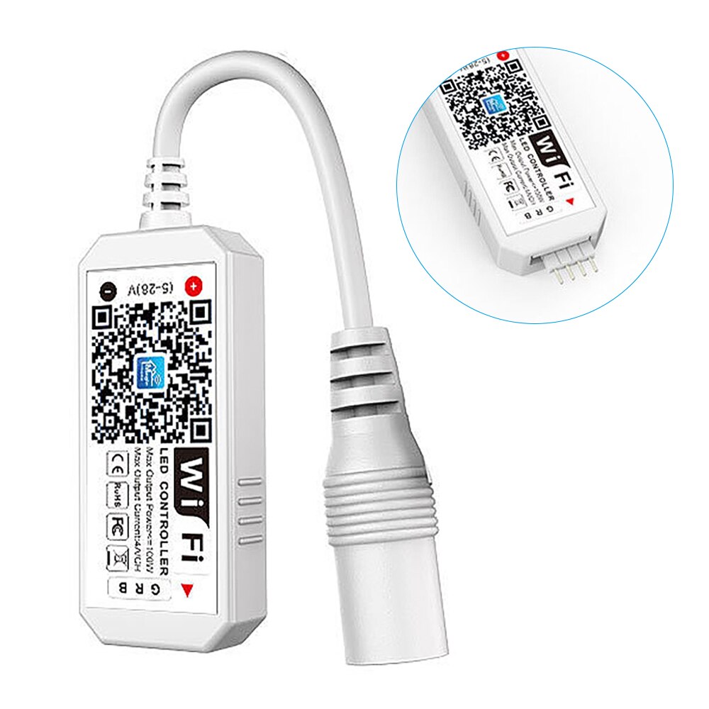 DC 5V-28V WIFI RGB RGB Controller Musik Controller Led-streifen Smart Controller Magie Hause WiFi LED controller Für RGB LED Streifen