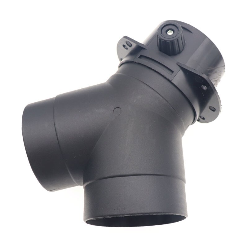 75Mm Auto Heater Diesel Standkachel Warme Lucht Vent Y Stuk Uitlaat Connector W/Regelklep Voor Auto boiler Accessoires