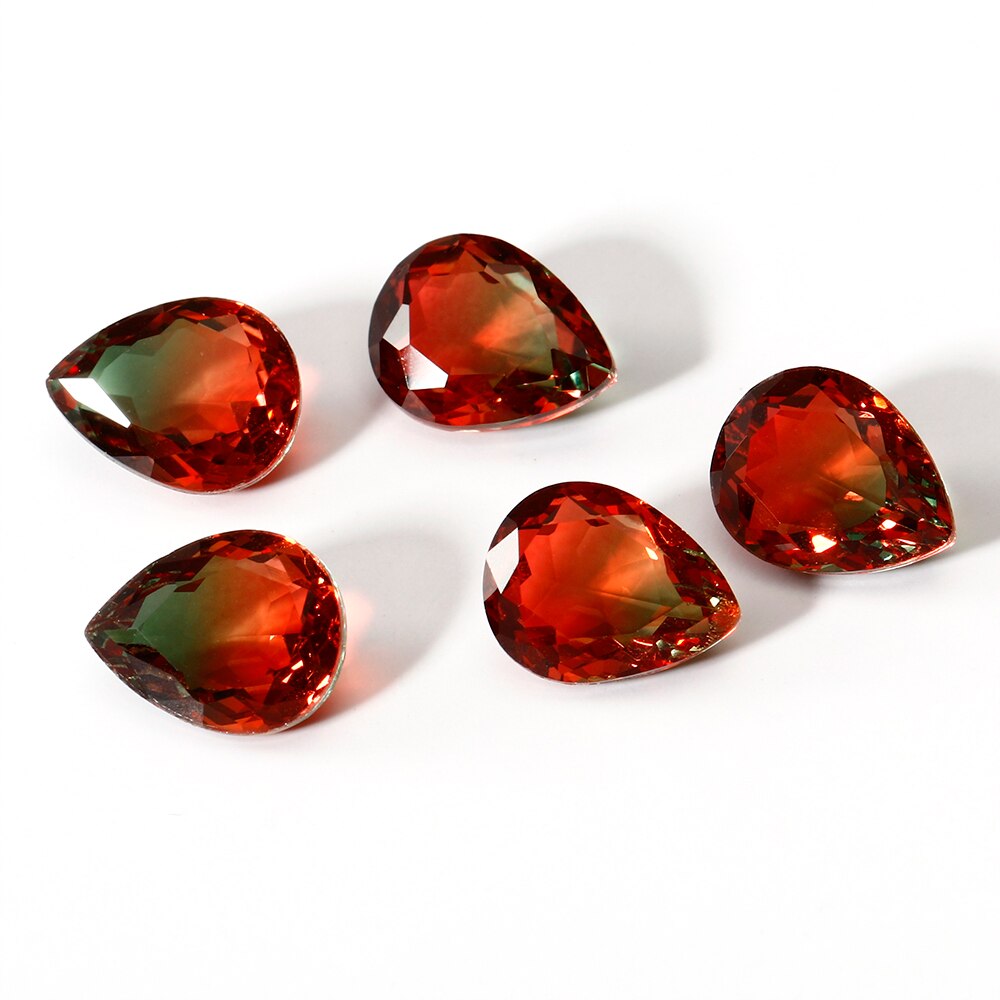 5 pièces pierres précieuses en vrac 2.5-3.5 ct multicolore pierres 7x9MM nouvelle décoration Tourmaline bijoux accessoires Hotsale