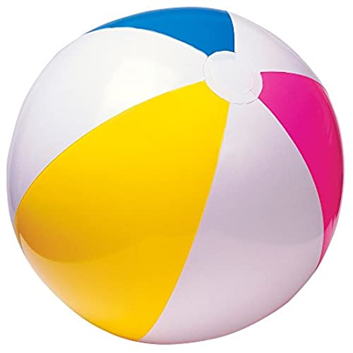 Intex 59030 - Pallone lucido, 61 cm, Multicolore