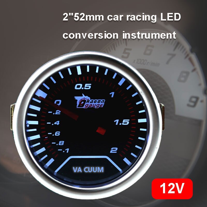 Cars Red Pointer Truck Modified Instrument Universal SUV Motormeter Gauge Vacuum Gauge Motors